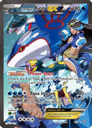 Team Aqua's Kyogre EX 006/34 - Holofoil Double Crisis