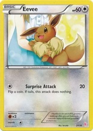 Eevee (21) (21) 021 XY Trainer Kit Sylveon & Noivern