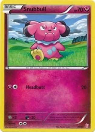 Snubbull (#27) (#27) 027 XY Trainer Kit Sylveon & Noivern