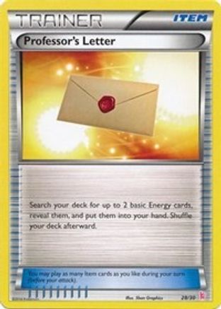 Professor's Letter (Sylveon) 028 XY Trainer Kit Sylveon & Noivern