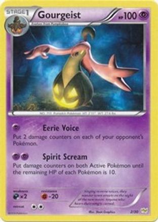 Gourgeist 002 XY Trainer Kit Sylveon & Noivern