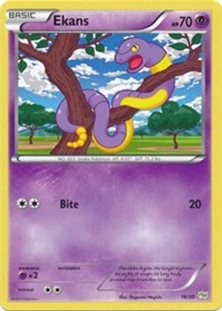 Ekans 016 XY Trainer Kit Sylveon & Noivern