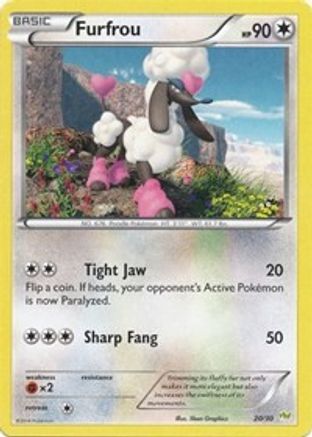 Furfrou (#20 (#20 - Noivern) 020 XY Trainer Kit Sylveon & Noivern