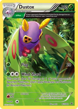 Dustox (Delta) 008/108 - Reverse Holofoil XY Roaring Skies