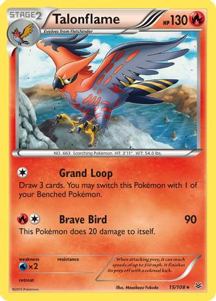 Talonflame 015/108 - XY Roaring Skies