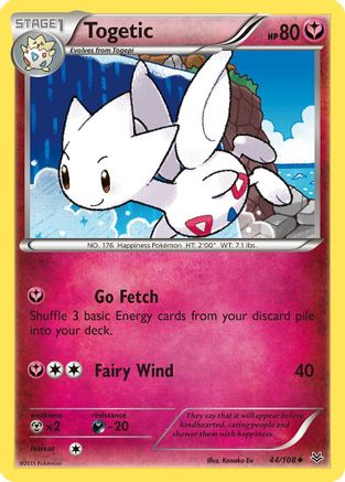 Togetic 044/108 - Reverse Holofoil XY Roaring Skies