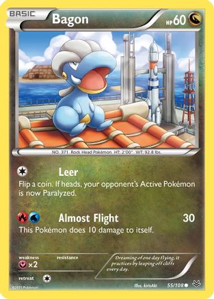 Bagon 055/108 - Reverse Holofoil XY Roaring Skies