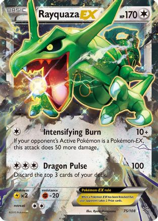 Rayquaza EX 075/108 - Holofoil XY Roaring Skies
