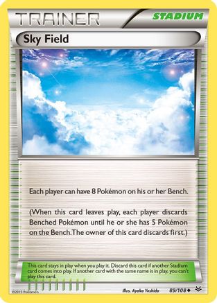 Sky Field 089/108 - Reverse Holofoil XY Roaring Skies