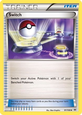 Switch 091/108 - Reverse Holofoil XY Roaring Skies