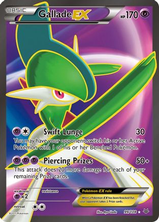 Gallade EX (Full Art) 099/108 - Holofoil XY Roaring Skies