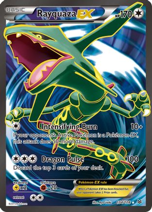 Rayquaza EX (Full Art) 104/108 - Holofoil XY Roaring Skies