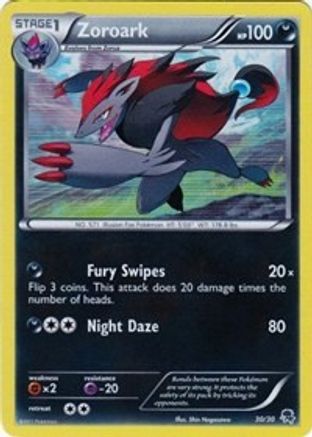 Zoroark (#30 Holo) (#30 Holo) 030 - Holofoil BW Trainer Kit Excadrill & Zoroark