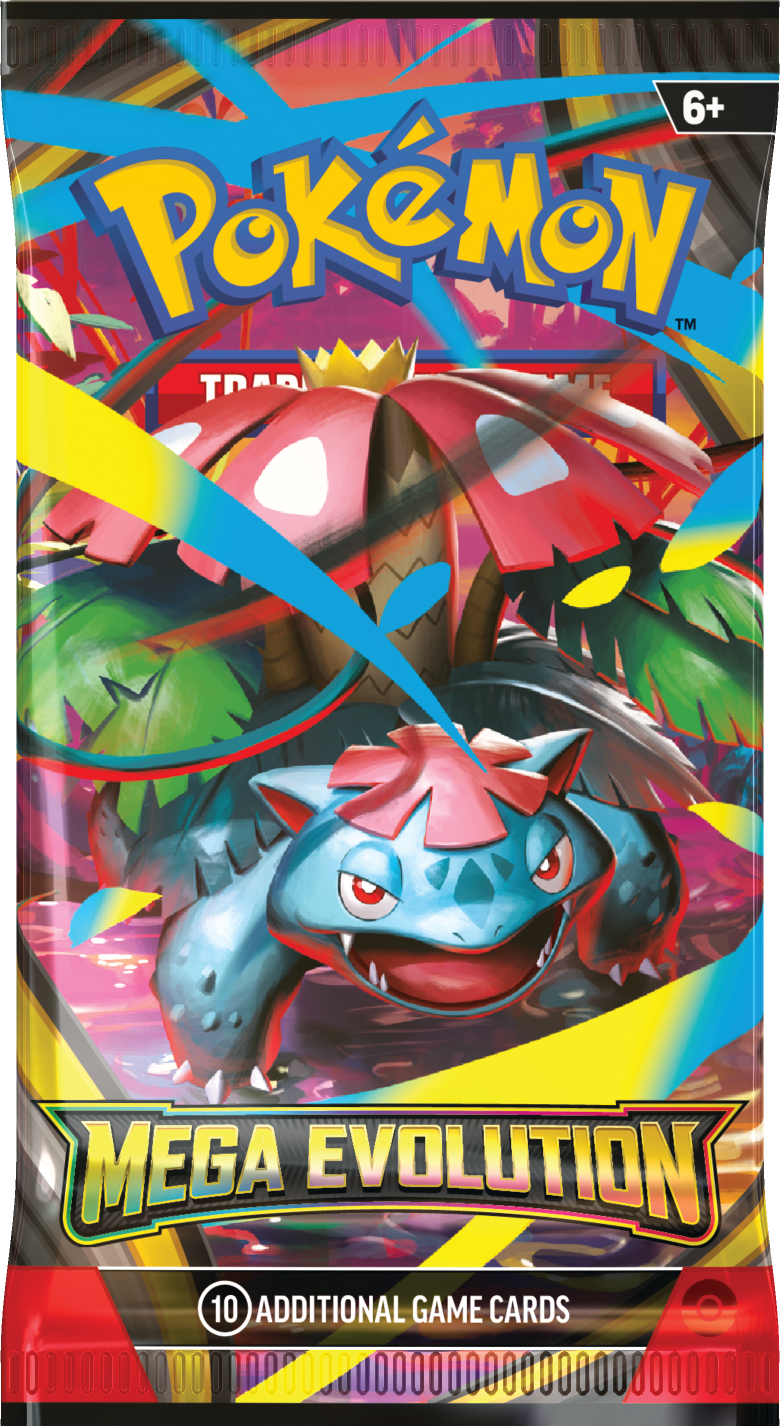 Mega Evolution Booster Pack (Random Art) (10 Cards) Pokemon