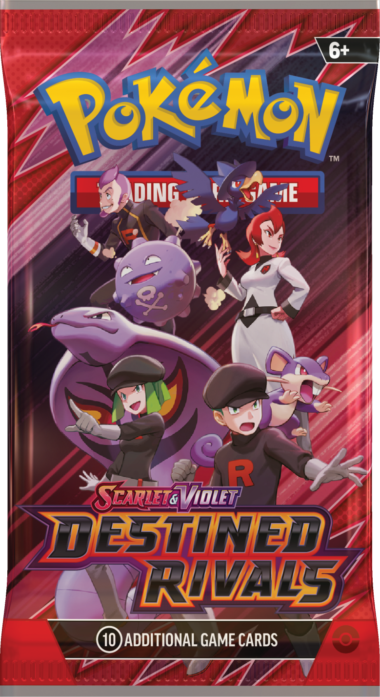 Destined Rivals Booster Pack (Random Art) (10 Cards) Pokemon