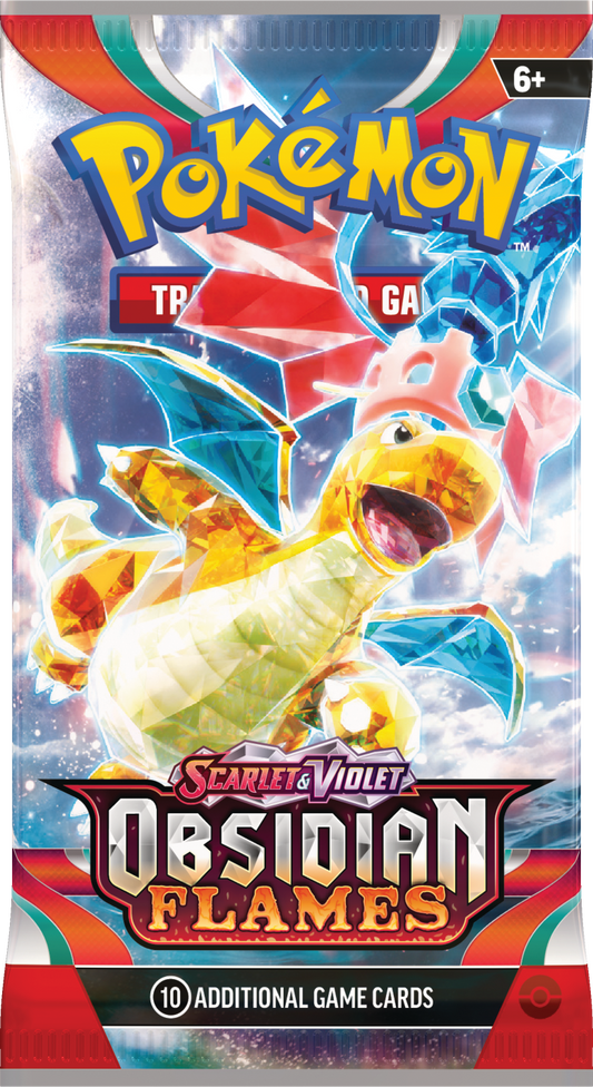 Obsidian Flames Booster Pack (Random Art) (10 Cards) Pokemon