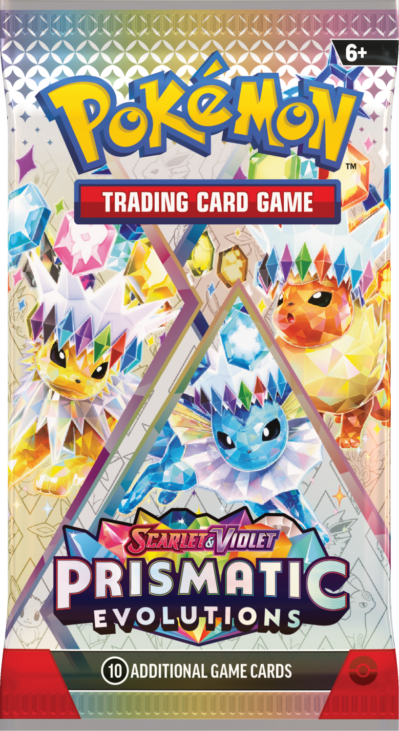 Prismatic Evolutions Booster Pack (Random Art) (10 Cards) Pokemon