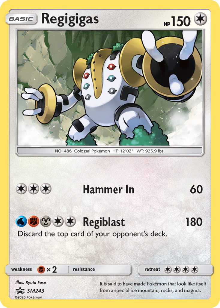 Regigigas SM243 - Holofoil SM Promos
