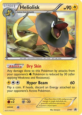 Heliolisk XY47  - Holofoil XY Promos