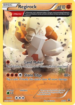 Regirock XY49  - Holofoil XY Promos