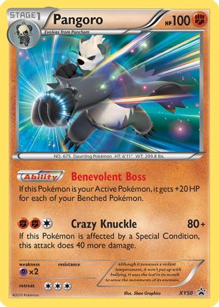 Pangoro - XY50  - Holofoil XY Promos