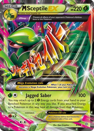 M Sceptile EX 008/98  - Holofoil XY  Ancient Origins