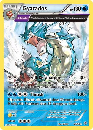 Gyarados 021/98  - Reverse Holofoil XY  Ancient Origins