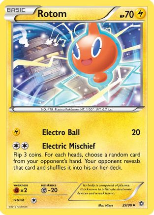 Rotom 029/98  - Reverse Holofoil XY  Ancient Origins
