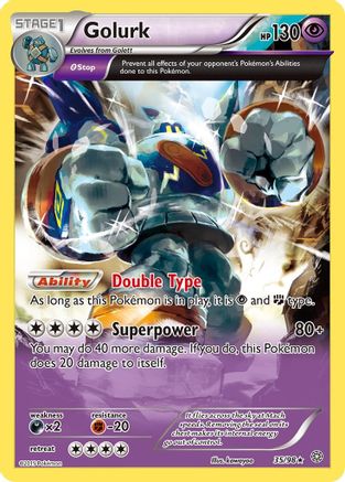 Golurk 035/98  - Reverse Holofoil XY  Ancient Origins