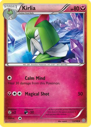 Kirlia 053/98  - Reverse Holofoil XY  Ancient Origins