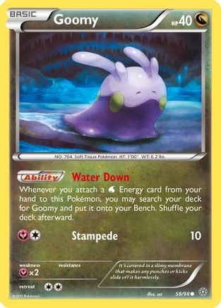Goomy 058/98  - Reverse Holofoil XY  Ancient Origins