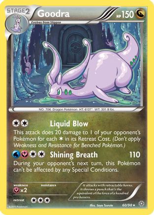 Goodra 060/98  - Reverse Holofoil XY  Ancient Origins
