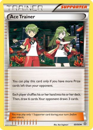 Ace Trainer 069/98  - Reverse Holofoil XY  Ancient Origins