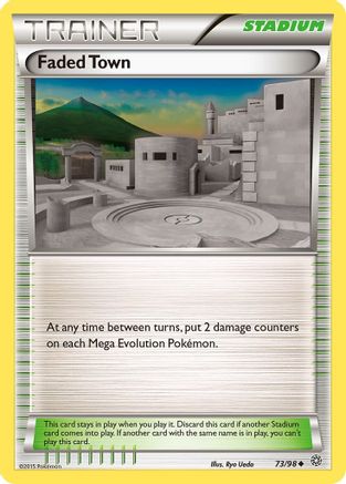 Faded Town 073/98  - Reverse Holofoil XY  Ancient Origins