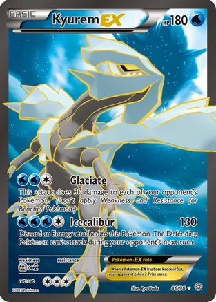 Kyurem EX (Full Art) 086/98  - Holofoil XY  Ancient Origins