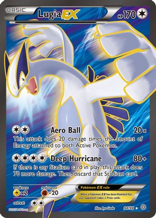 Lugia EX (Full Art) 094/98 - Holofoil XY  Ancient Origins