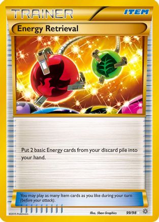 Energy Retrieval 099/98  - Holofoil XY  Ancient Origins