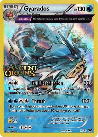 Gyarados (Prerelease) [Staff] XY60  - Holofoil XY Promos