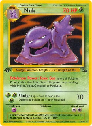 Muk 028/62 - 1st Edition Fossil