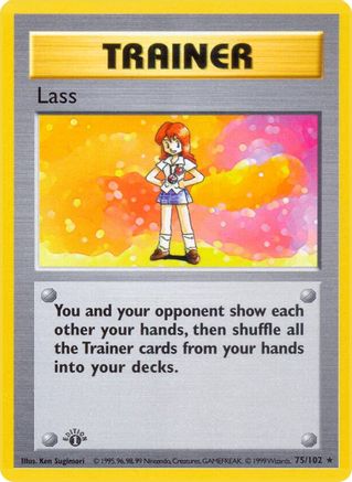 Lass 075/102 - Shadowless Base Set