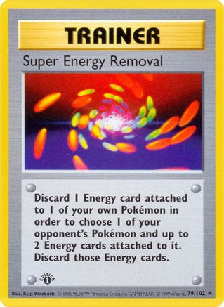Super Energy Removal 079/102 - 1st Edition Base Set