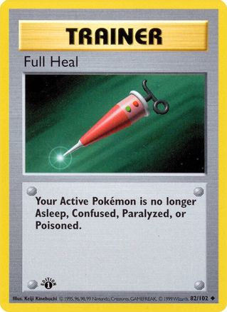 Full Heal 082/102 - Shadowless Base Set