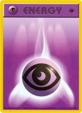 Psychic Energy 101/102 - 1st Edition Base Set