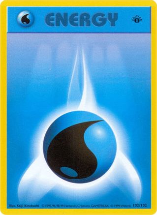Water Energy 102/102 - 1st Edition Base Set