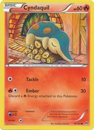 Cyndaquil 018/162  - Reverse Holofoil XY  BREAKthrough