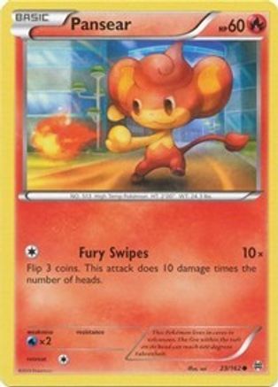 Pansear 023/168  - Reverse Holofoil XY  BREAKthrough