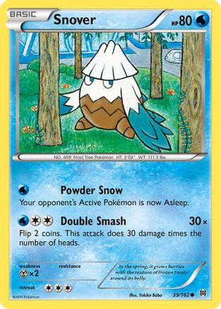 Snover 039/168 - Reverse Holofoil XY  BREAKthrough