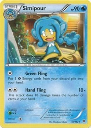 Simipour 042/162  - Reverse Holofoil XY  BREAKthrough