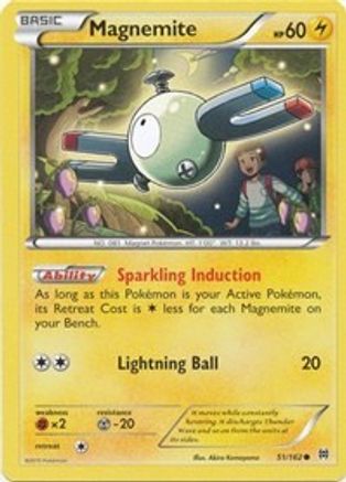 Magnemite 051/162  - Reverse Holofoil XY  BREAKthrough