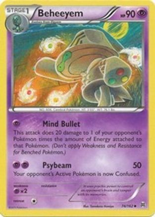 Beheeyem 074/162  - Reverse Holofoil XY  BREAKthrough